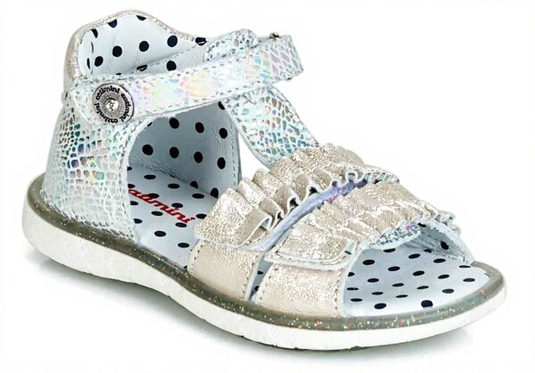 Sandales Catimini BIRA Filles Argenté Beige 25