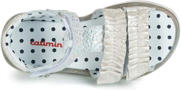 Sandales Catimini BIRA Filles Argenté Beige 25-5