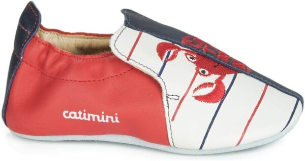 Chaussons Garçon Catimini CALURA Marine Rouge Confort-1