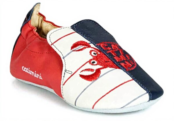 Chaussons Garçon Catimini CALURA Marine Rouge Confort