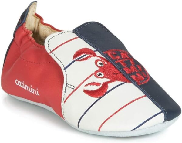 Chaussons Garçon Catimini CALURA Marine Rouge Confort-0