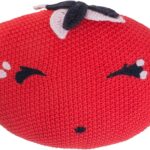 Coussin Tomate Kawaii Catimini Décoration Enfant Fait Main-0