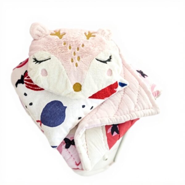 Couverture enfant Catimini cerf kawaii polaire coton doux