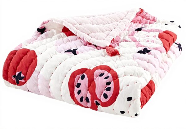 Couvre Lit Boutis Catimini Coton Fruité Enfant Fille
