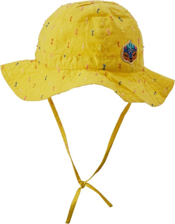 Chapeau bébé fille Catimini jaune pollen lavable 30°C-0