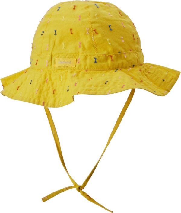 Chapeau bébé fille Catimini jaune pollen lavable 30°C-1