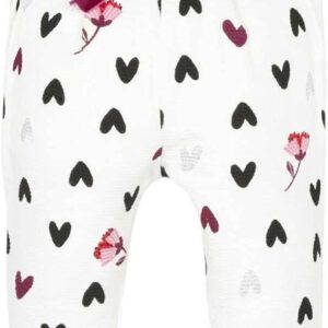 Pantalon fille Catimini floral longueur 24 mois écru-0