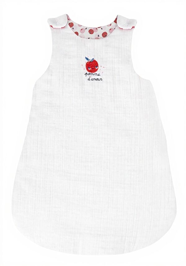 Gigoteuse bébé Catimini Pijama Rose Blanc 6-18M Coton