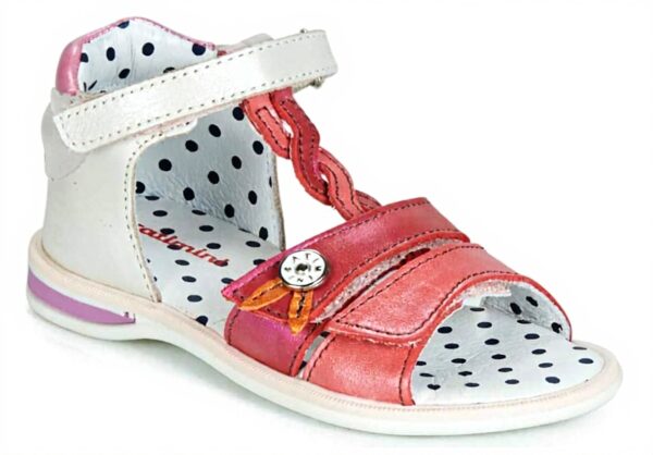 Sandales Catimini GOROKA Filles Sable Rouge Nu-Pieds