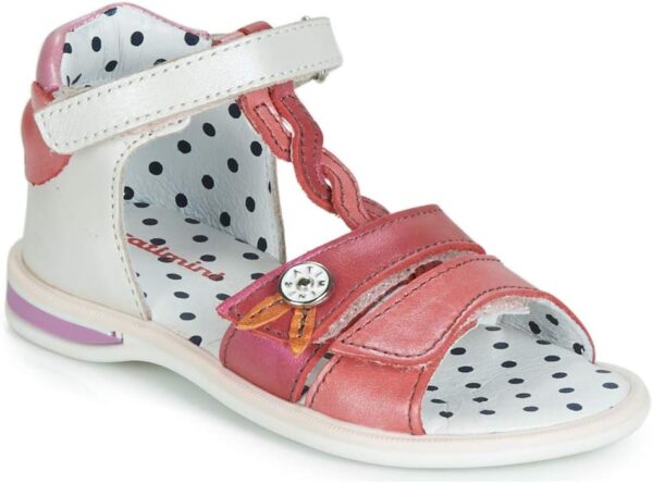 Sandales Catimini GOROKA Filles Sable Rouge Nu-Pieds-0