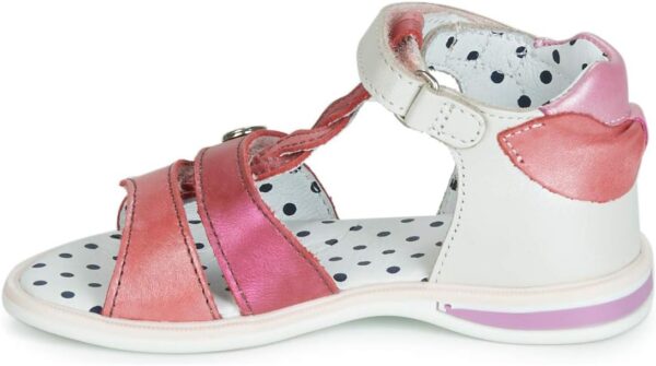 Sandales Catimini GOROKA Filles Sable Rouge Nu-Pieds-3