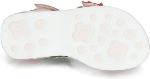 Sandales Catimini GOROKA Filles Sable Rouge Nu-Pieds-6