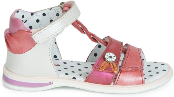 Sandales Catimini GOROKA Filles Sable Rouge Nu-Pieds-1