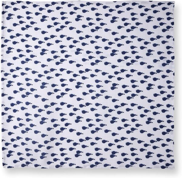 Langes bébé Catimini lot 2 coton côtier bleu blanc-1