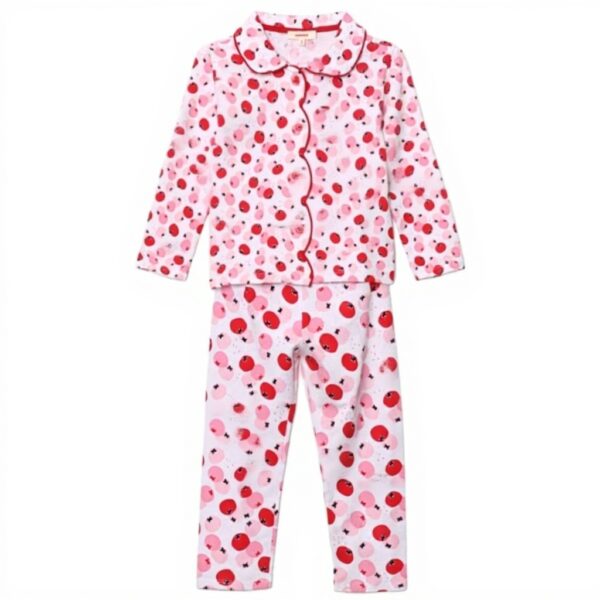 Ensemble Pyjama Fille Catimini Rose Coton Doux 8 Ans