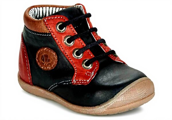 Baskets mode Catimini Raymond Garçons montantes noir-rouge