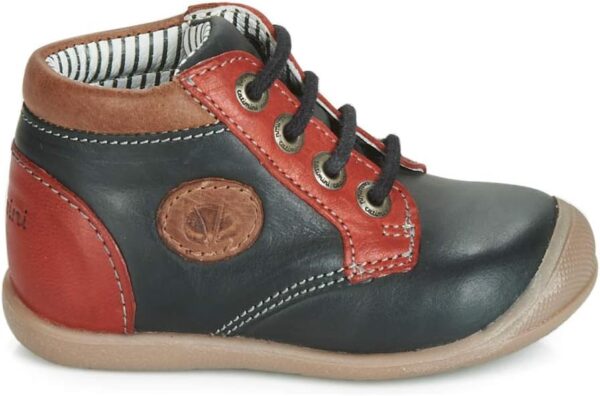 Baskets mode Catimini Raymond Garçons montantes noir-rouge-1