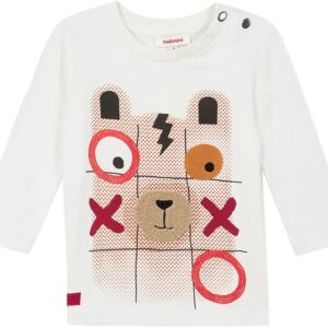 T-shirt manches longues Catimini garçon 18 mois écru-0