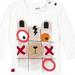 T-shirt manches longues Catimini garçon 24 mois écru