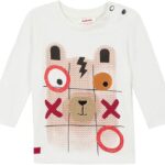 T-shirt manches longues Catimini garçon 24 mois écru-0