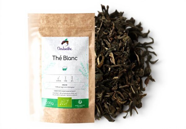 Thé blanc bio Mao Feng Chine Yunnan Chabiothé 200g