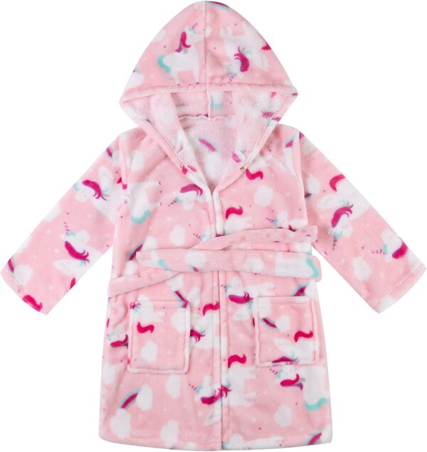 Peignoir de bain enfant CROOUTN ultra doux capuche 2-9 ans-4