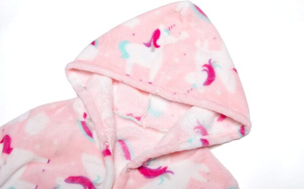 Peignoir de bain enfant CROOUTN ultra doux capuche 2-9 ans-5