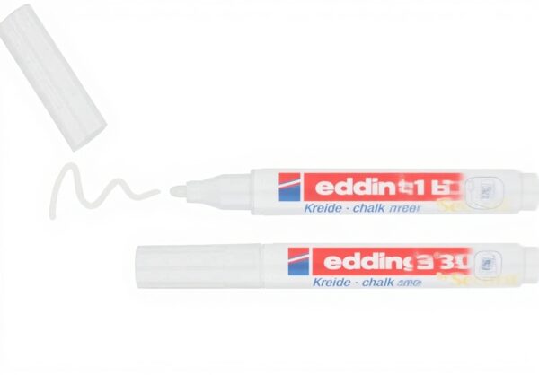 Marqueur craie blanc Edding 1 mm 2 mm pour tableaux