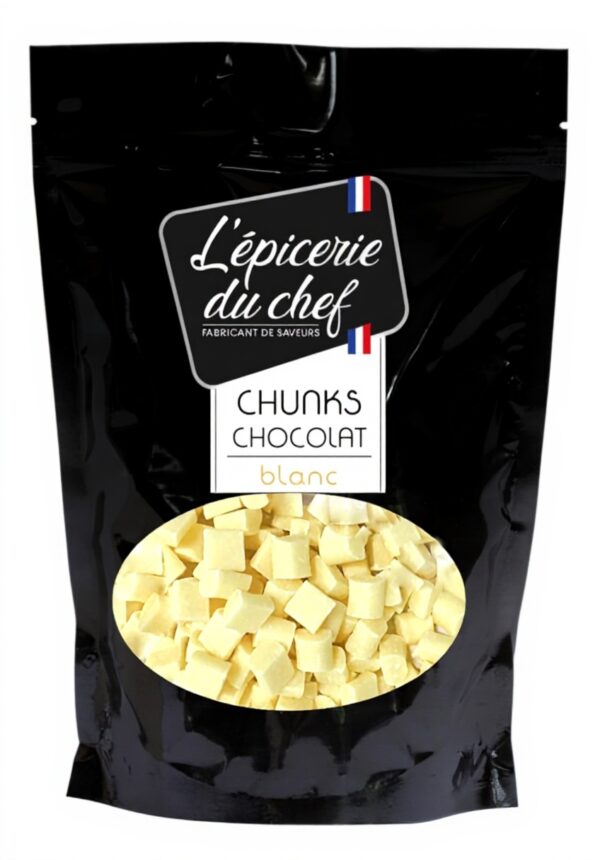 Chunks Chocolat Blanc 200g LÉpicerie du Chef Pâtisserie