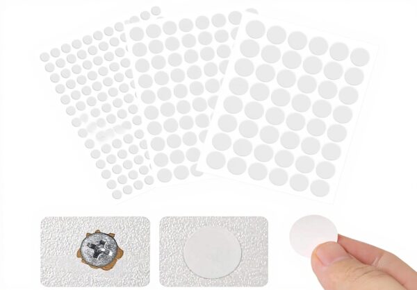 Cache vis blanc FOMGIIN PVC autocollant étanche meubles