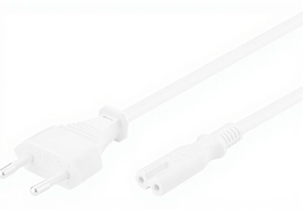 Câble d'alimentation Goobay 96035 type C vers C7 1,8m blanc