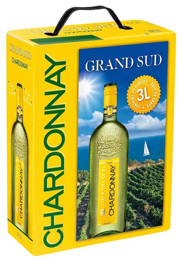 Grand Sud Chardonnay Vin blanc sec Bag in Box 3L