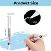 Gudemoore White Permanent Markers 5 Pack Fast Drying-1