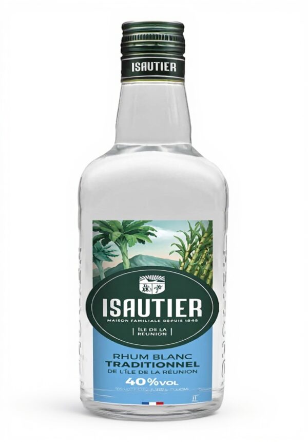 Rhum Blanc Isautier Traditionnel Ile de la Réunion 40°