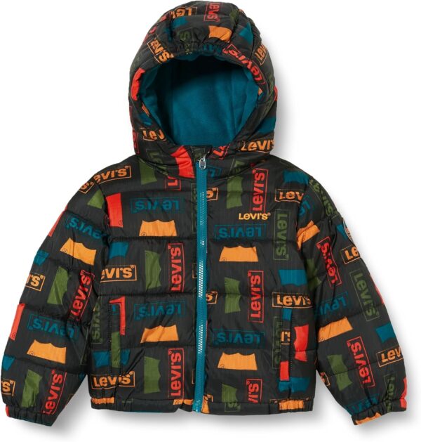 Blouson Levi's bébé garçon doudoune polaire logo imprimé-0