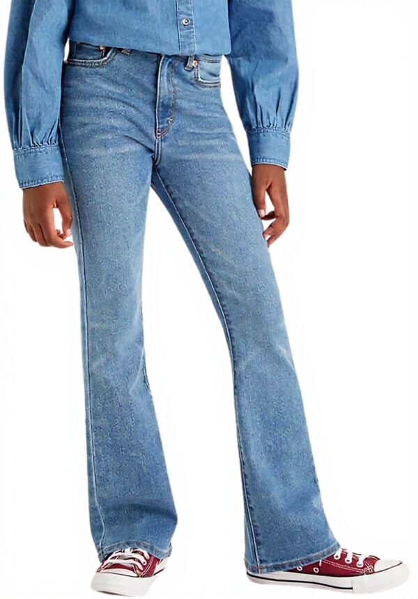 Levis Jeans fille taille haute jambe evasee 12 ans