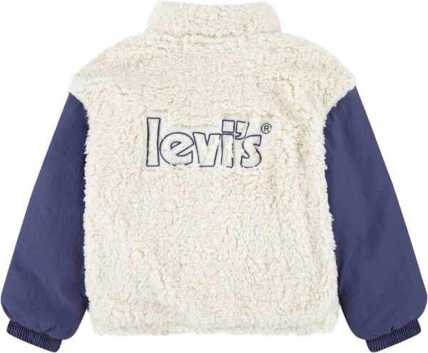 Blouson fille Levi's sherpa capuche coupe ajustée-0