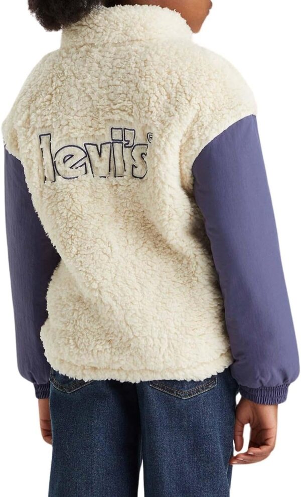 Blouson fille Levi's sherpa capuche coupe ajustée-1