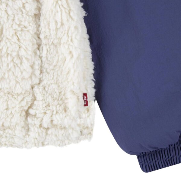 Blouson fille Levi's sherpa capuche coupe ajustée-4
