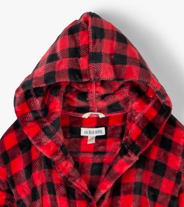 Peignoir polaire Hatley Chambre Mixte Capuche Poches-3