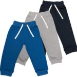 Pantalon jogging bébé Lovjoy 100% coton ceinture élastique-0