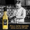 Vinaigre balsamique blanc Maille condiment fruité lot 3-4
