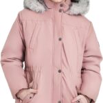 Manteau d'hiver fille maoo garden parka ski fourrure-0