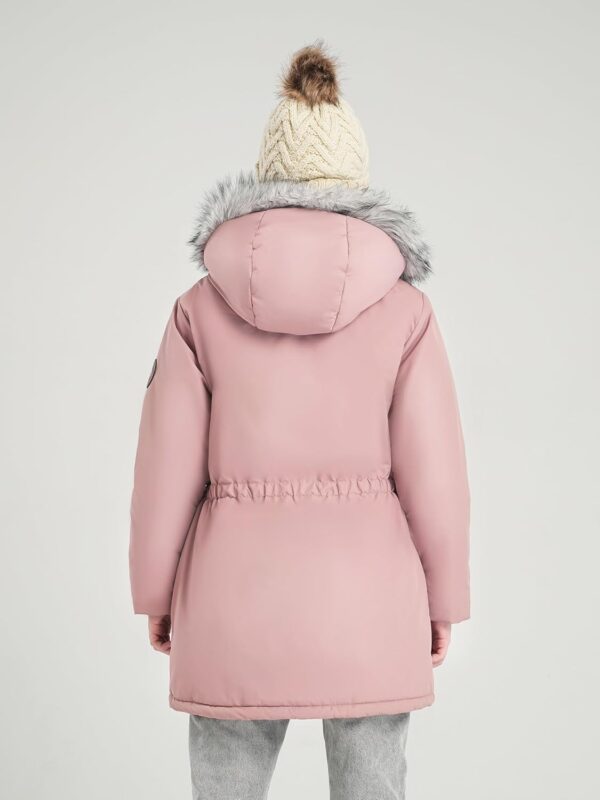 Manteau d'hiver fille maoo garden parka ski fourrure-2