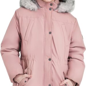 Manteau d'hiver fille maoo garden parka ski fourrure-0