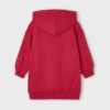 Robe fille Mayoral peluche capuche rouge collection hiver-1