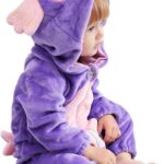 Combinaison bébé Momolaa polaire animaux nouveau-né fille-0