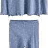 Pyjama fille lot 3 NEXT doux fleurs enfants nuit-4
