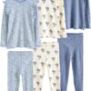 Pyjama fille lot 3 NEXT doux fleurs enfants nuit-0