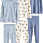 Pyjama fille lot 3 NEXT doux fleurs enfants nuit-0